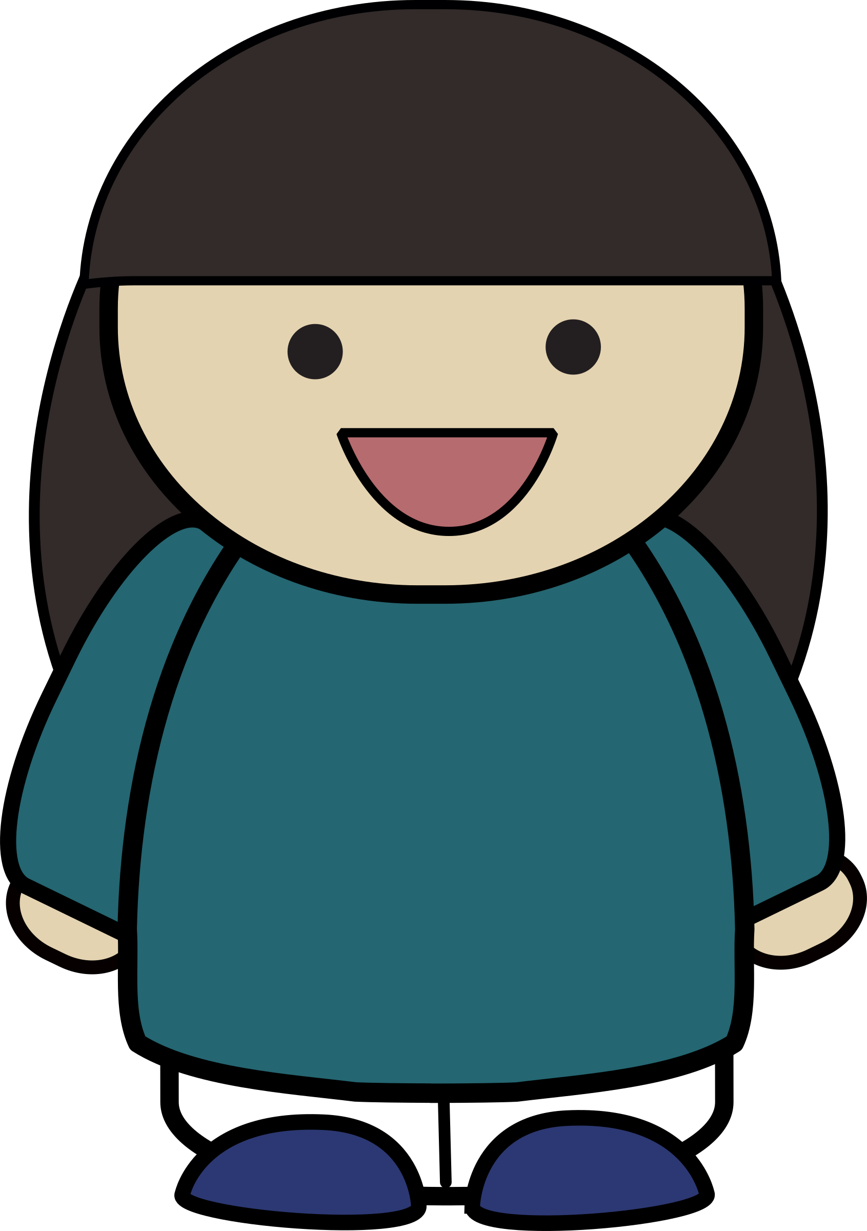 Big Image - Character Clip Art (1691x2400)