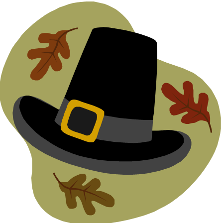 Codes For Insertion - Pilgrim Hat Clip Art (446x448)