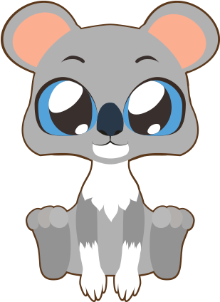 Koala - Illustration (595x595)