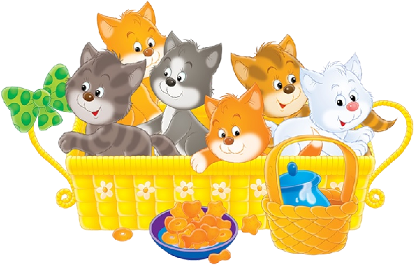 Cartoon Cat Groups - Kitten (600x600)