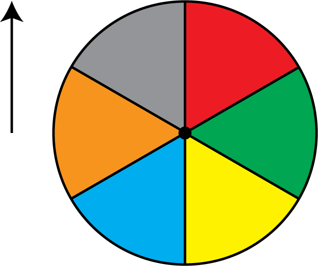 Math Clip Art Spinner, - Spinner Sections Transparent Background (648x542)