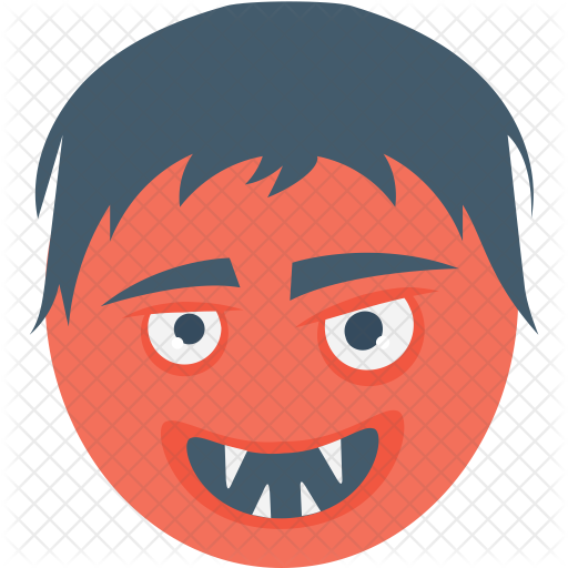 Spooky Face Icon - Halloween (512x512)