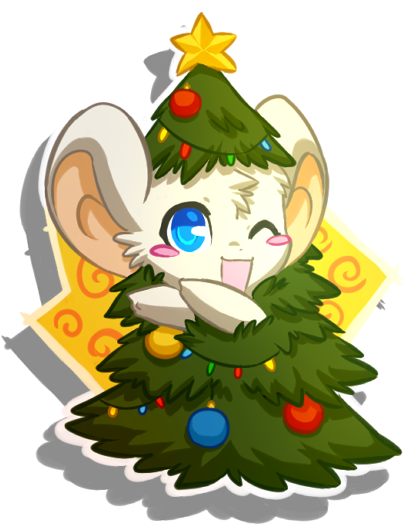 Transformice Christmas Tree By Ayraa - Transformice Christmas (470x550)