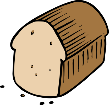 Bread Clipart Load - Bread Cartoon (416x400)