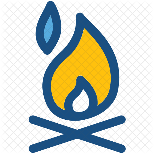 Campfire Icon - Campsite (512x512)