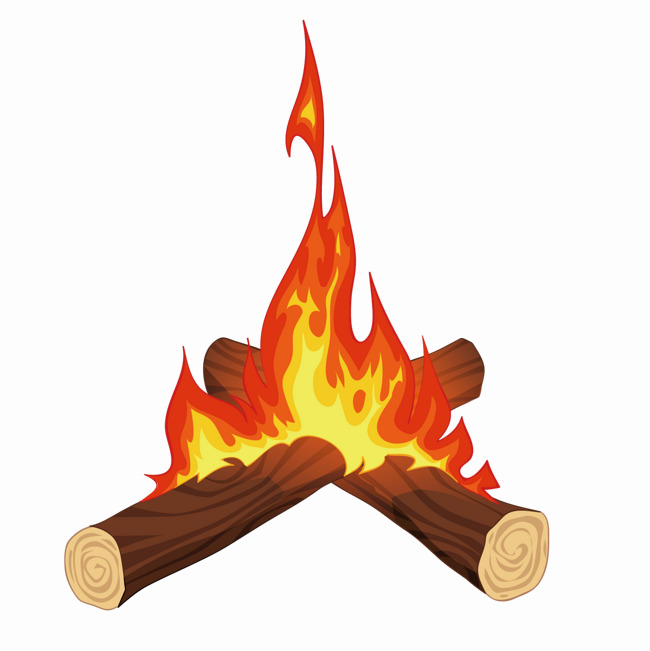 Bonfire - Flame (650x651)