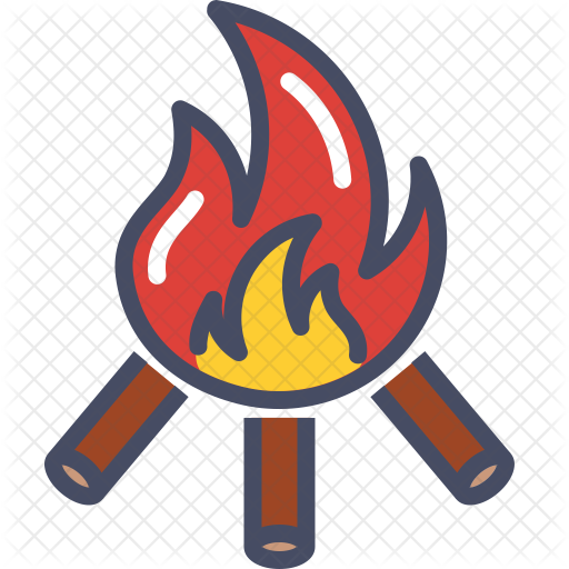 Fire Icon - Emblem (512x512)