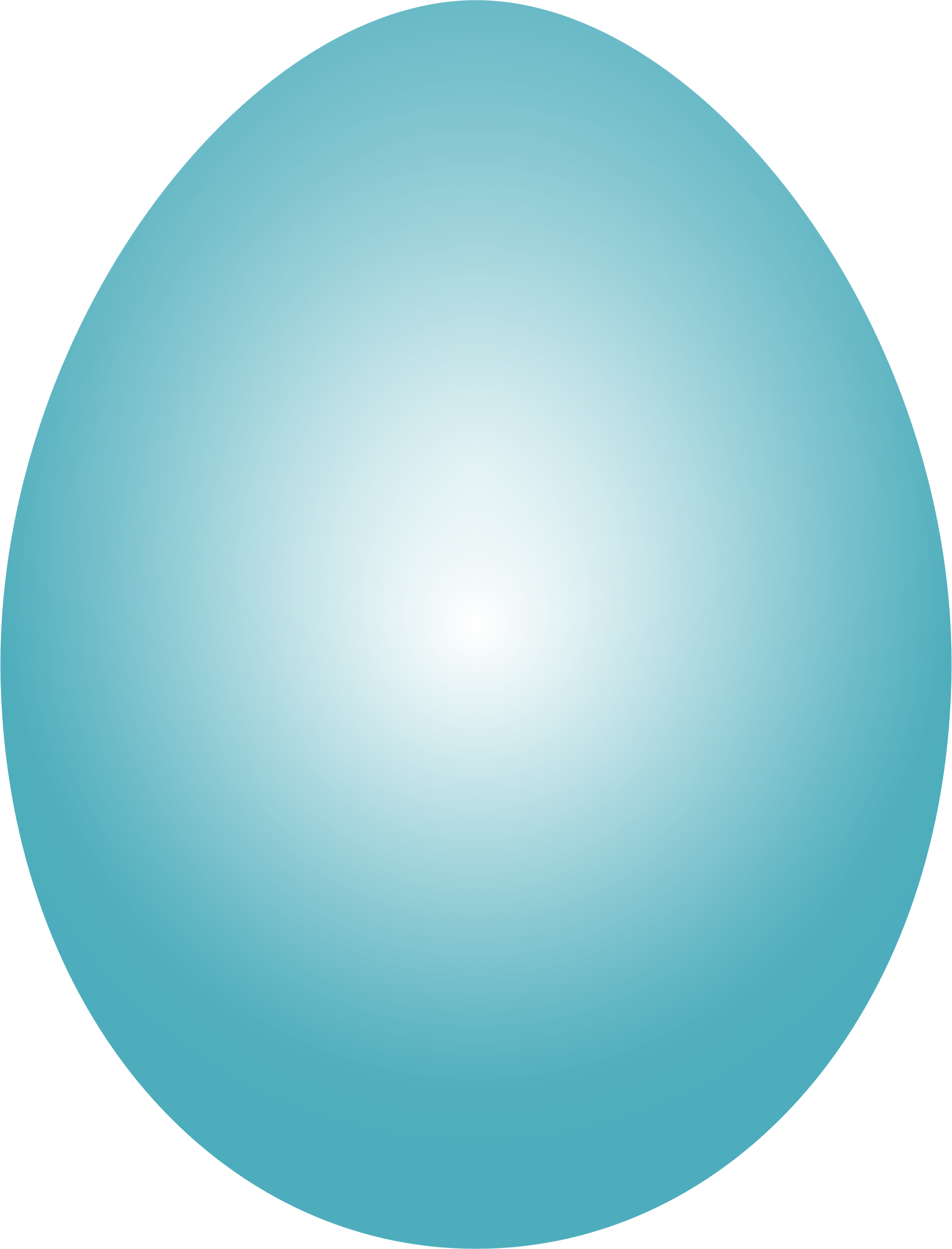 Big Image - Blue Green Easter Egg (1744x2286)