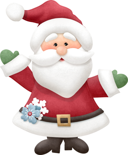 Santa - Christmas Day (413x500)