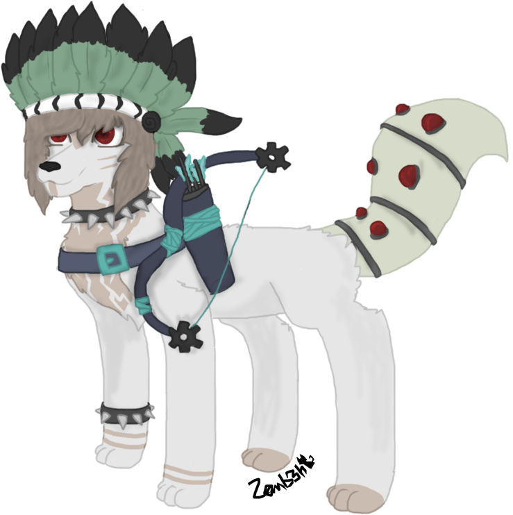 Ajwolfwoah - Cartoon (739x742)