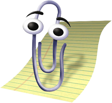 Clippit - Microsoft Clippy (362x335)