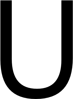 Sizes - Capital Letter U (512x512)