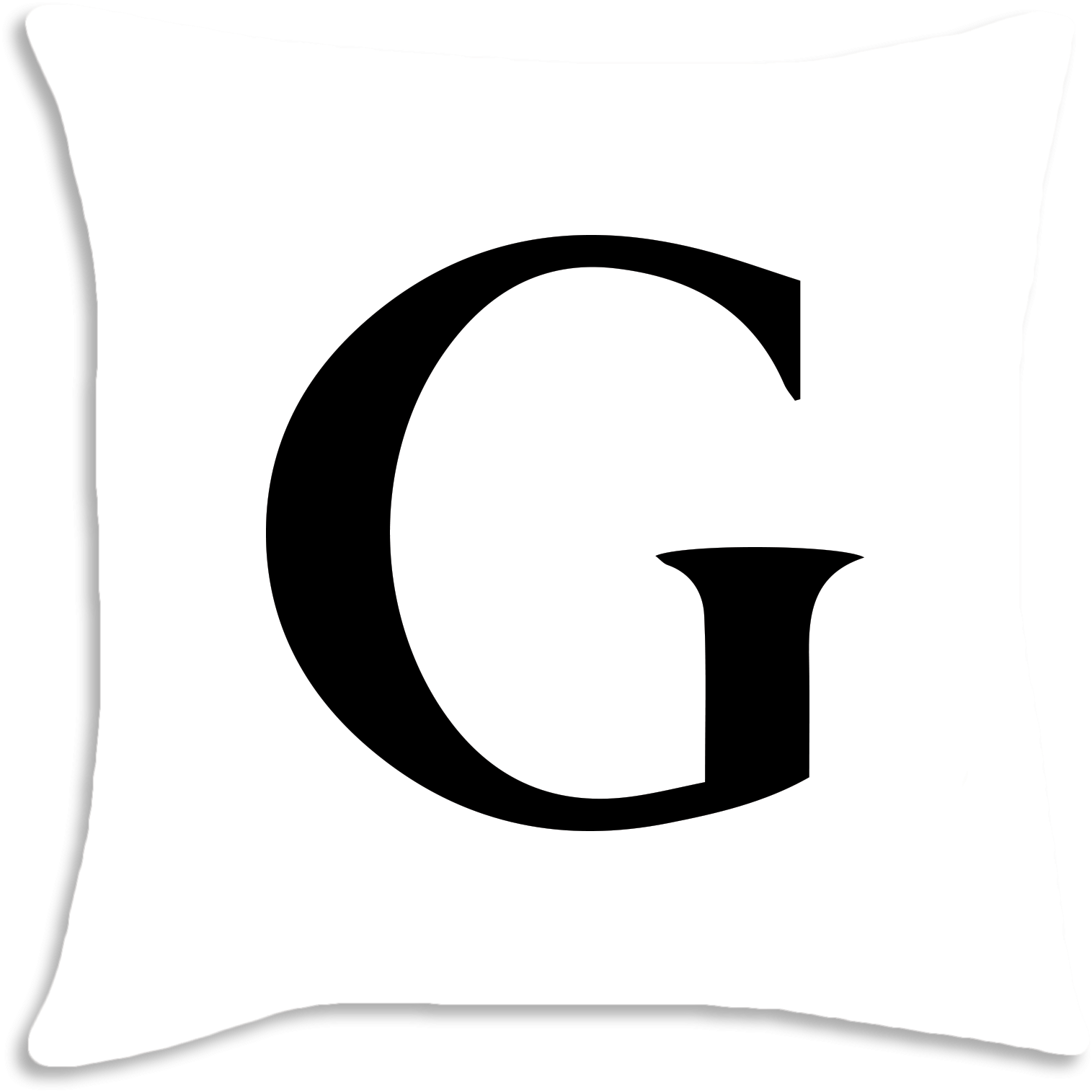 Letter G - Throw Pillow (2048x2048)