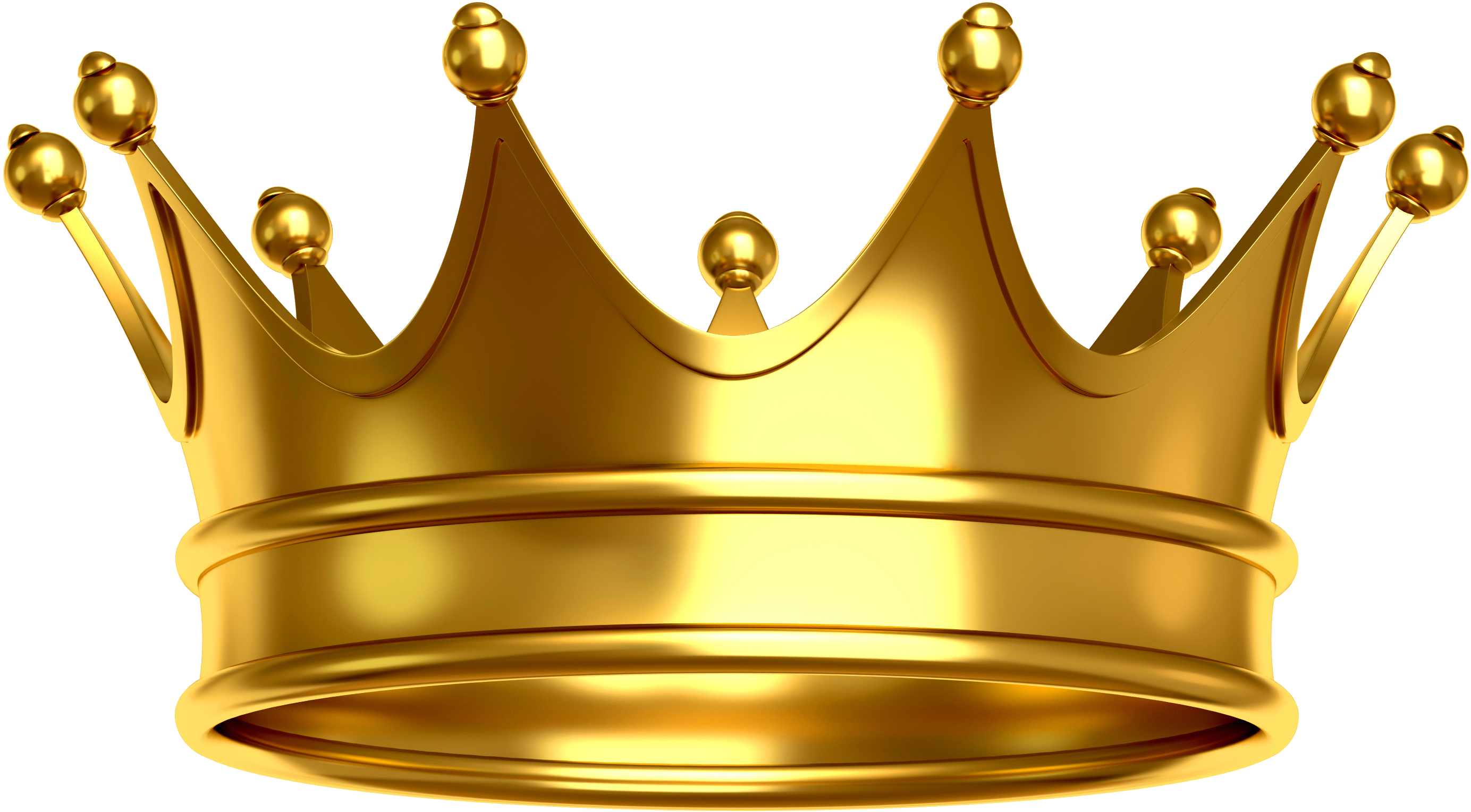 Coroa Dourada 16 - Crown Png (2768x1528)