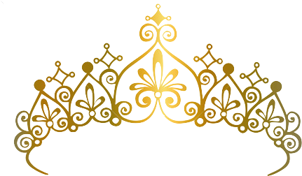 Princess Crown Vector - Princess Gold Crown Vector (450x470)
