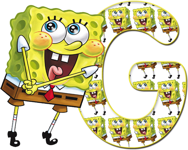 G - Sponge Bob Square Pants (607x484)