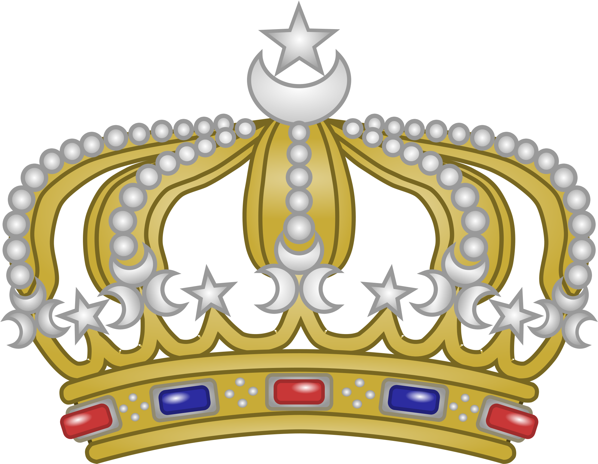Open - Star Moon Gold King Crown (2000x1562)