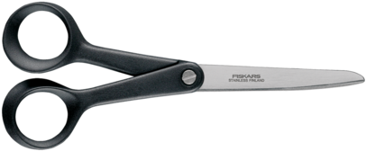 Paper Scissors - Fiskars Functional Form Black & White Universal (500x334)