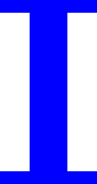 Letter I Clip Art (312x594)