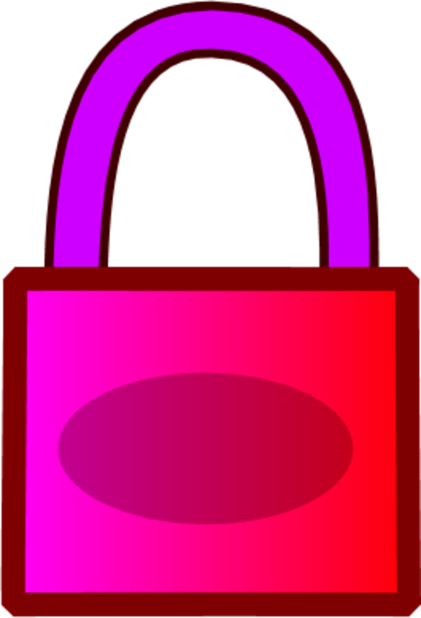 Padlock Closed Green - Clip Art (600x881)