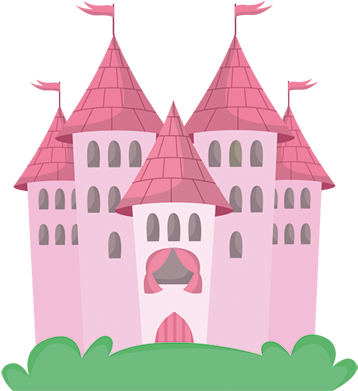 Wall Colour - Mädchen Schloss (374x390)