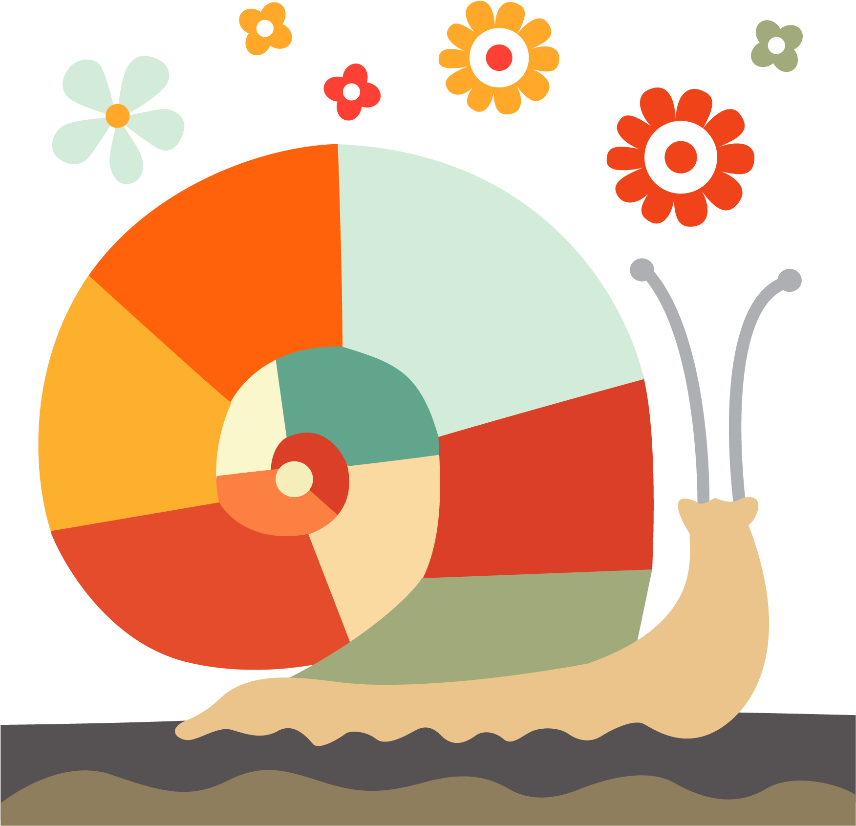 Snail Euclidean Vector - Snail Euclidean Vector (2058x2047)