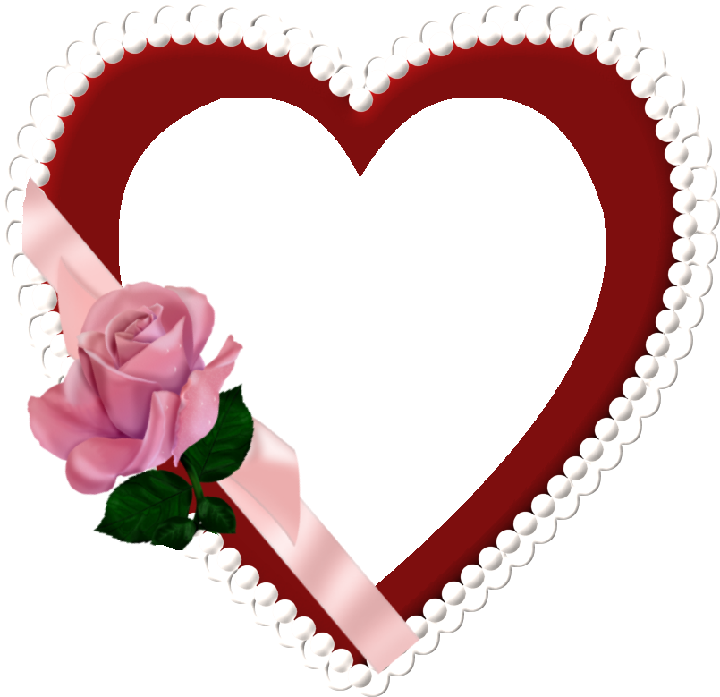 Picture Frames Design - Heart Frame (848x824)