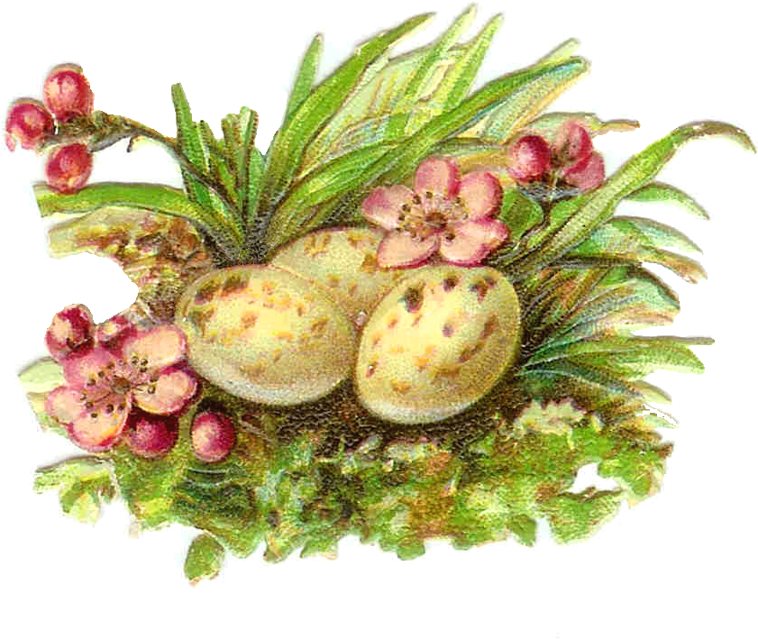 Easter Vintage Clip Art (1223x1090)