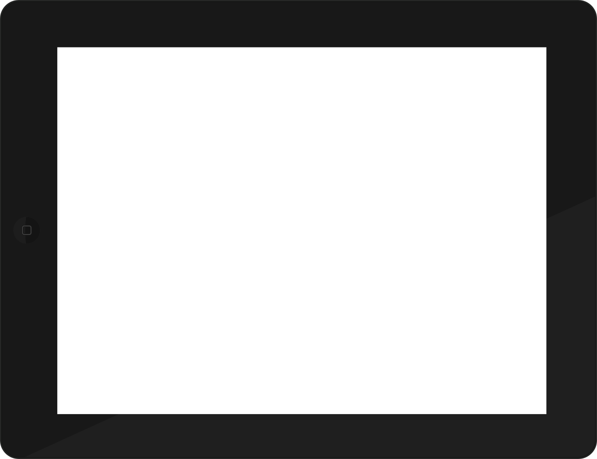 Black Rectangle Cliparts - Ipad Video Frame (1197x920)