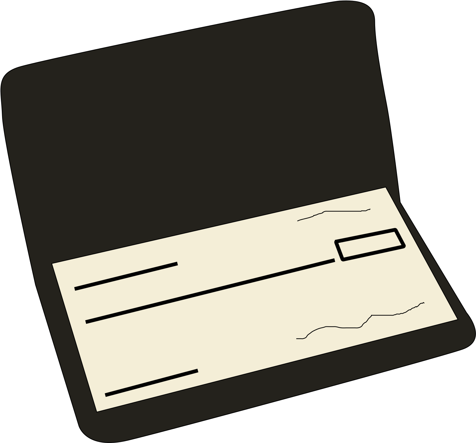 Big Image - Money Check Transparent Background (2400x2290)