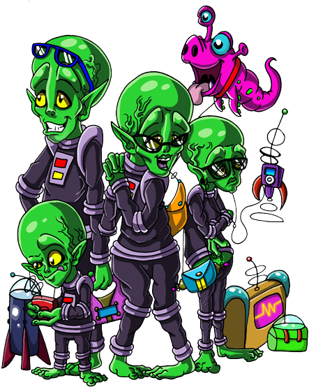In - Alien Vacation 3d Mini Golf (450x556)