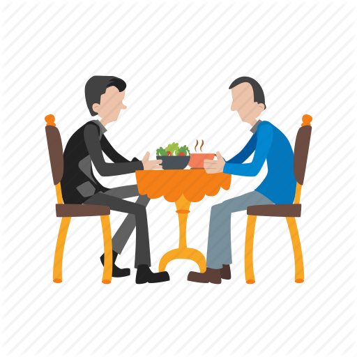Dinner, Eating, Food, Lunch, Meal, People, Restaurant - Eating Dinner Icon Png (512x512)
