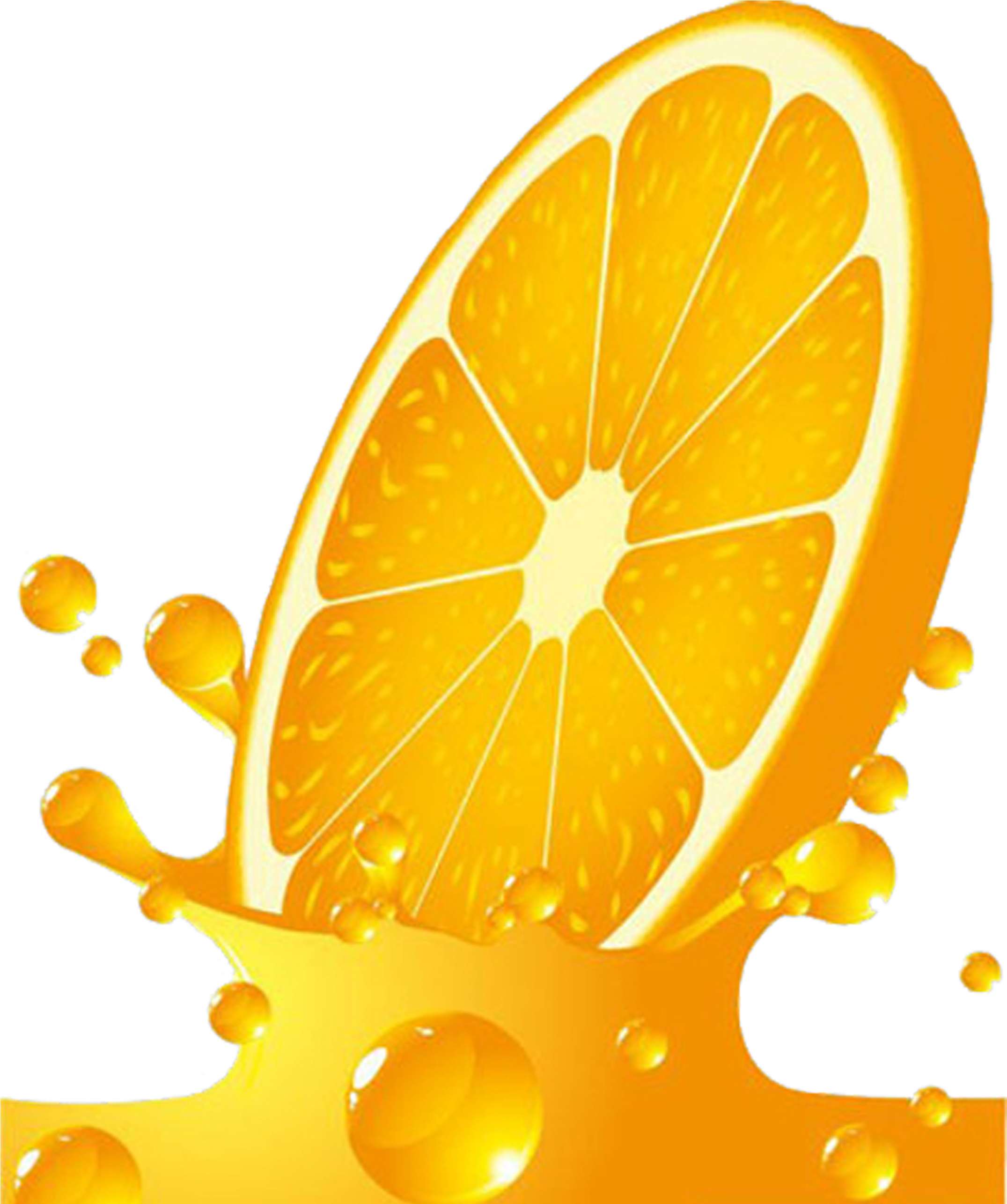 Orange Juice Clip Art - Orange Vector (2953x2953)