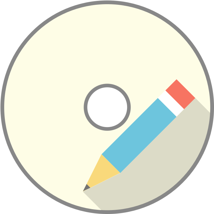Clipart - Cd-write - Circle (800x800)