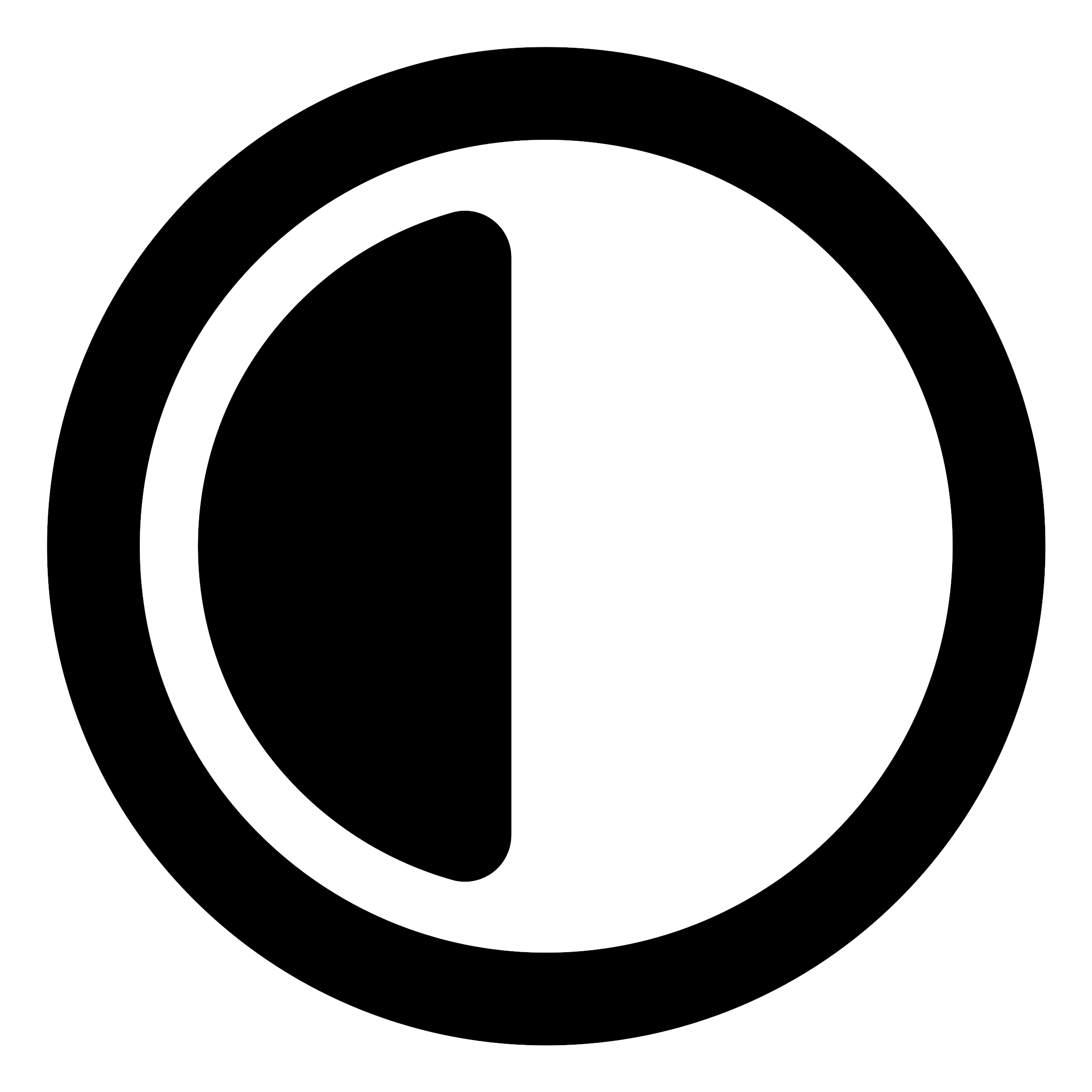 First Quarter Moon Symbol (2400x2400)