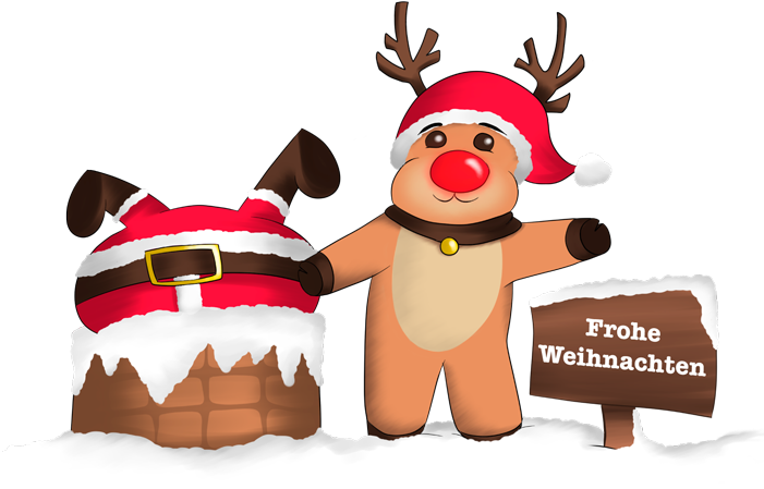Frohe-weihnachten - Cartoon (700x461)