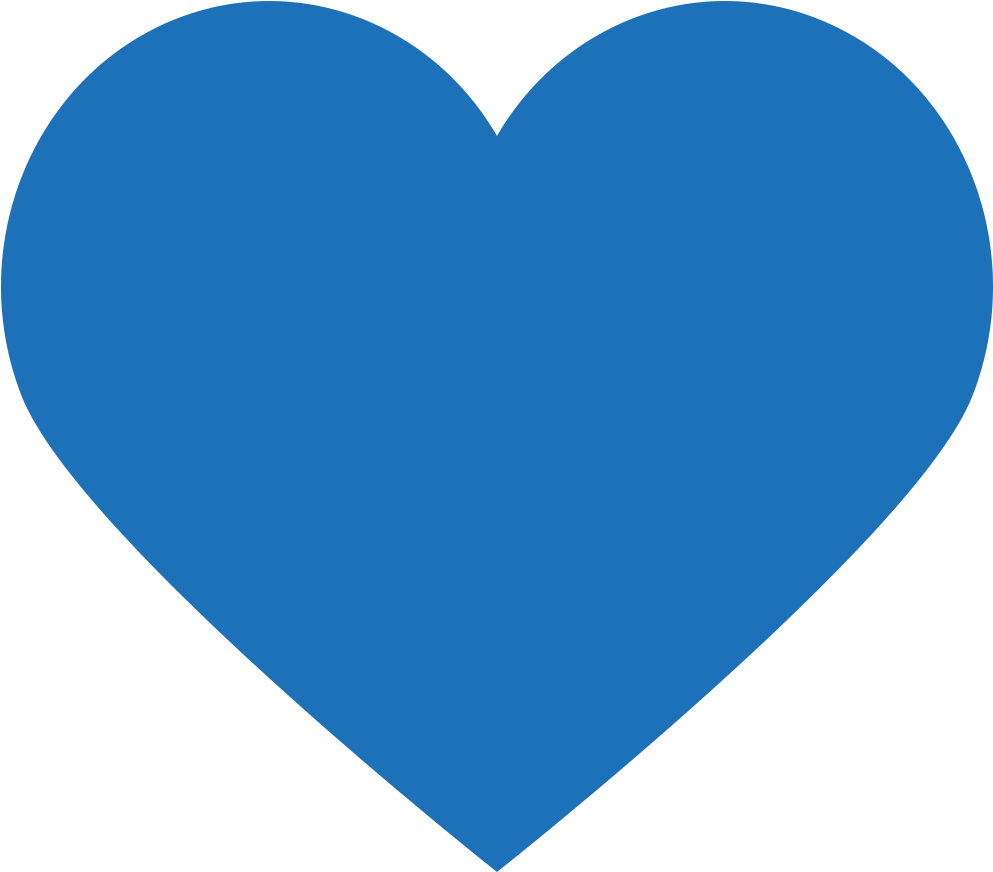 Motive Einfügen - Blue Heart (1000x1000)