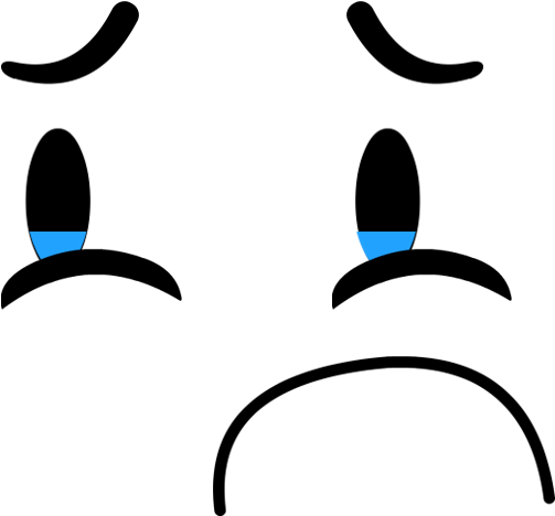 Math Book Sad Face - Bfdi Sad Eyebrow (527x467)