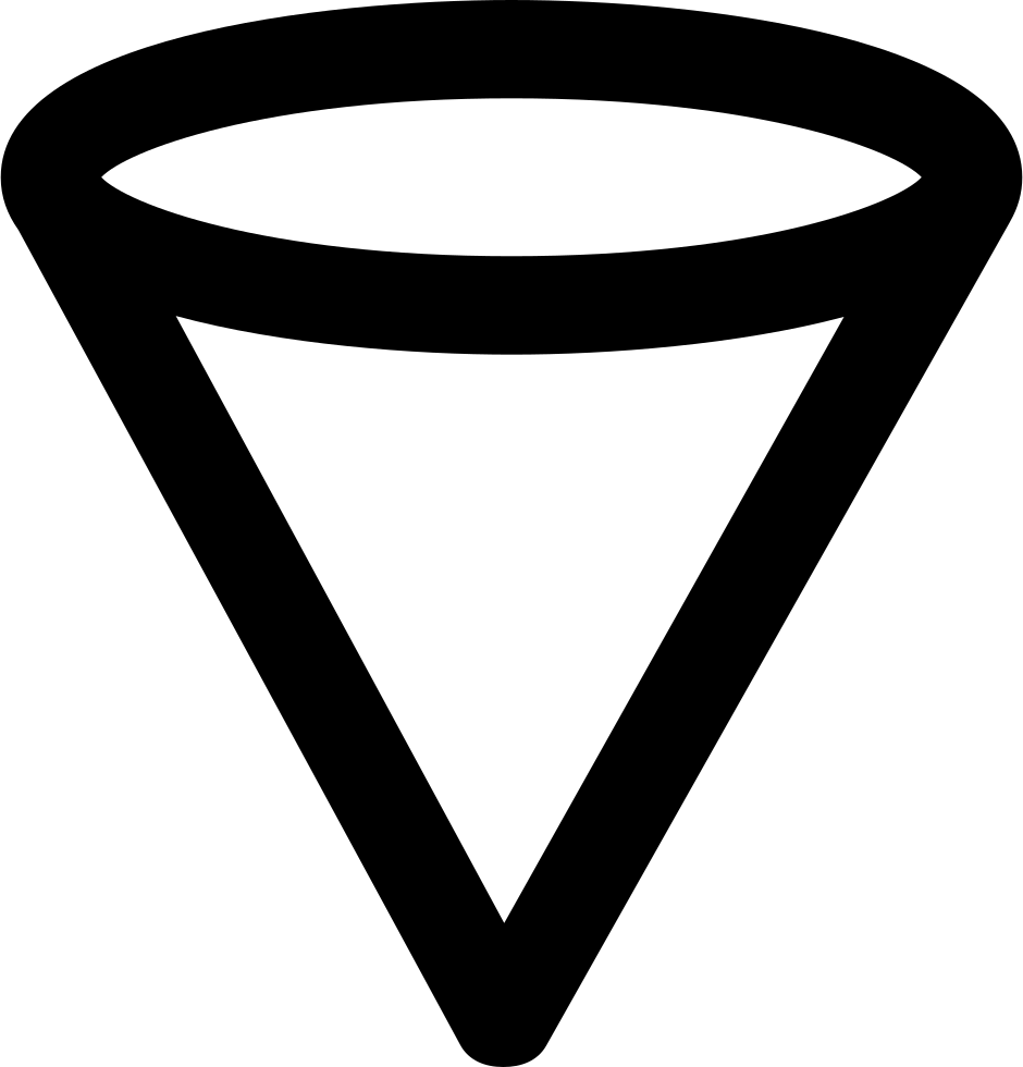 Png File - Cono Invertido (940x980)