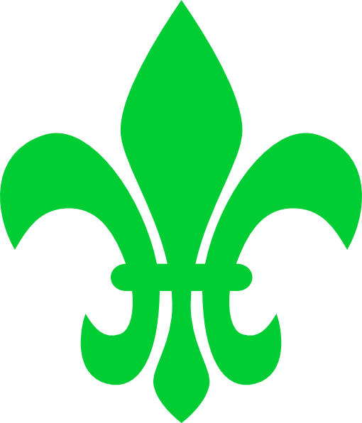 Blue Fleur De Lis Clip Art (510x596)
