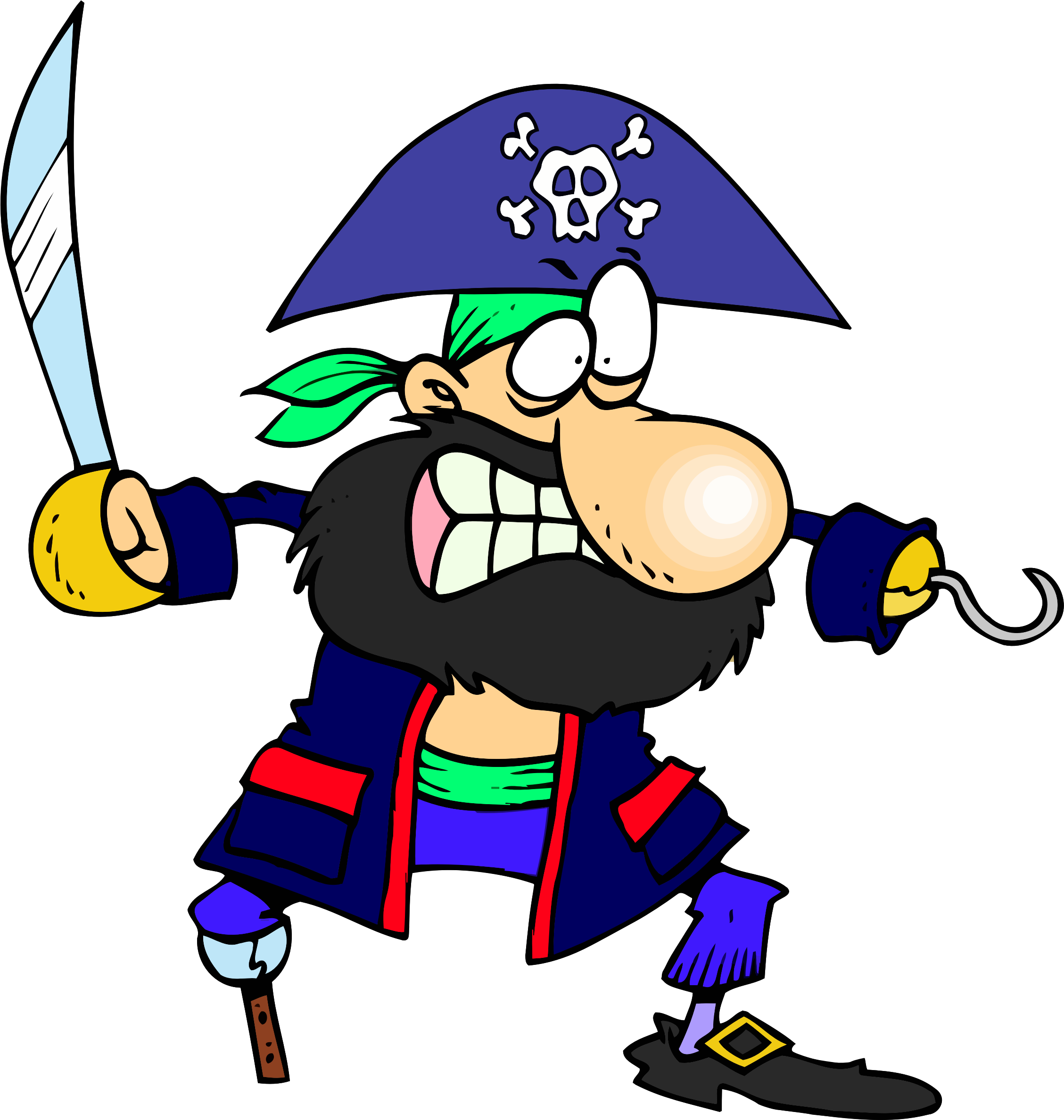 Big Image - Pirates For Children (2257x2376)