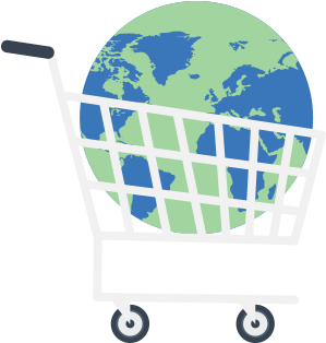 Step - Lovely Decals World Llc World Map Wall Decal Oh The (400x320)