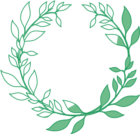 Leaf Crown Ornament Symbol Decor Design Vector Icons - Vector Graphics (550x550)
