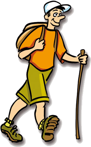 Randonneur Clipart (345x500)