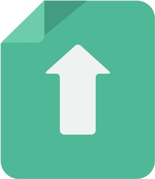 Upload Illustration Icon - Sign (550x550)