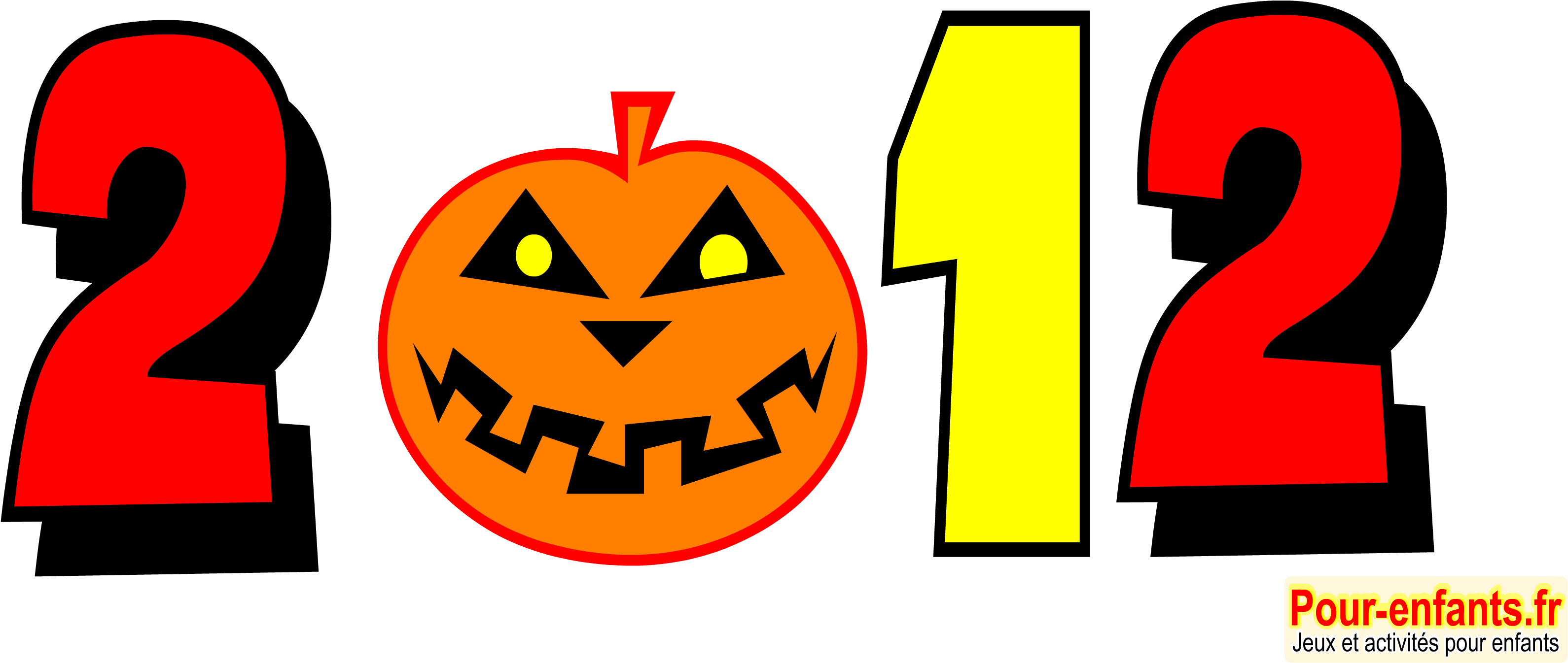Imprimer Ce Dessin Halloween 2012 - Drawing (3333x1458)