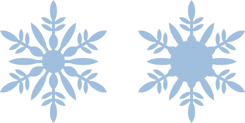 The - Snowflake Svg (500x252)