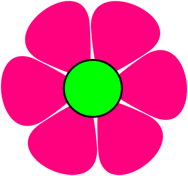 Pink Flower - Pink Flower (600x564)
