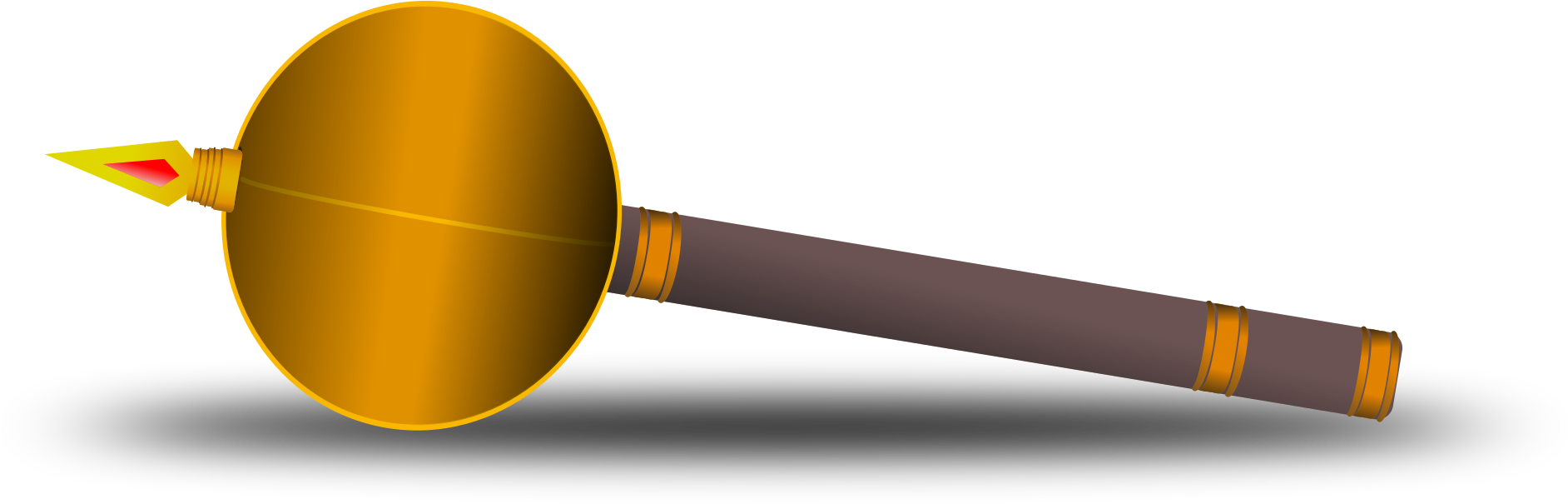 Open - Mace Clipart (2000x608)