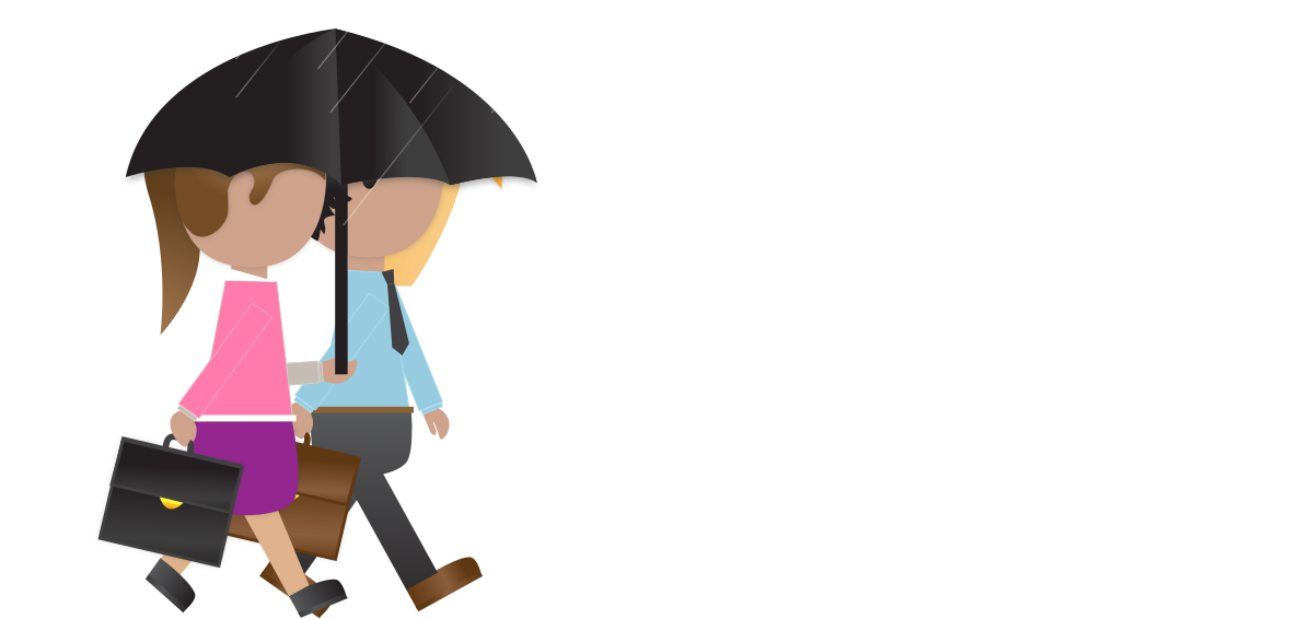 Umbrella - Cartoon (1186x582)